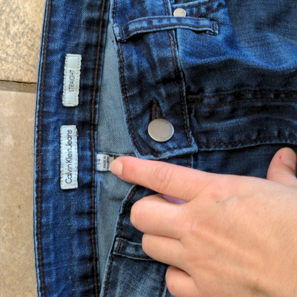 Calvin Klein straight leg jeans